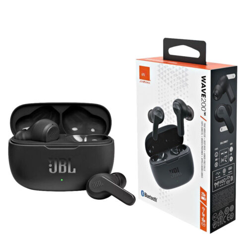 JBL Wave 200TWS Wireless Earbuds - JBL200TWS-BK